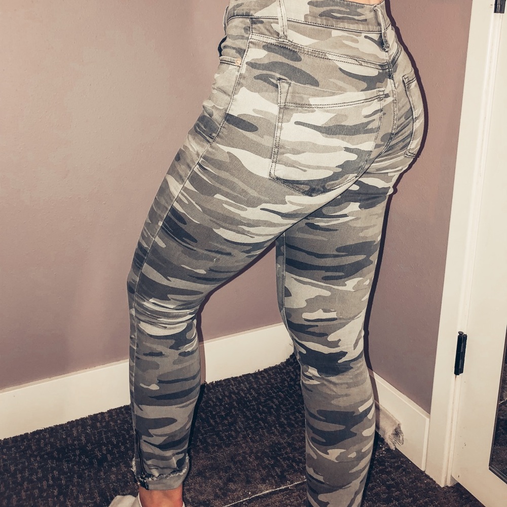 Express CAMO skinny jeans with stretch - Picture 3 of 4